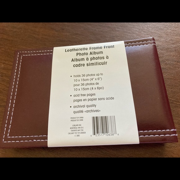 Leatherette frame front photo album - Picture 2 of 3